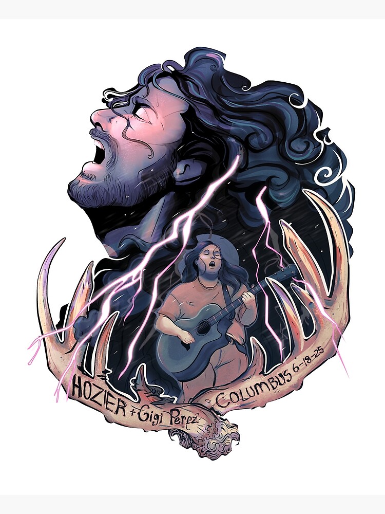 Thumbnail 3 of 3, Photographic Print, Hozier and Gigi Perez Columbus Storm designed and sold by Outraged-Artist.