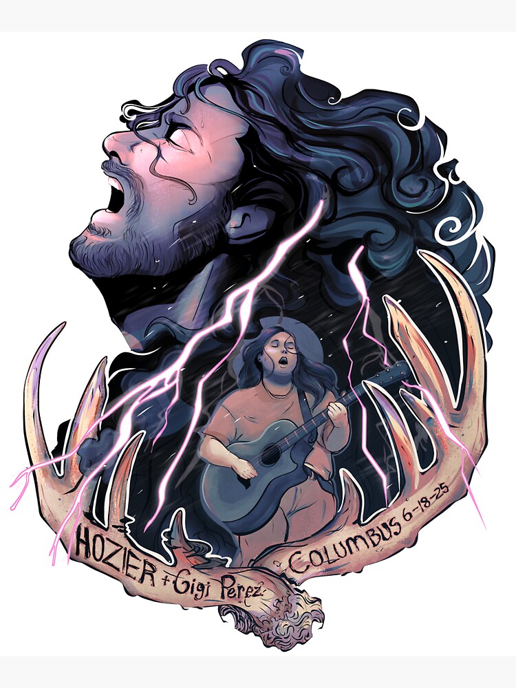 Thumbnail 5 of 5, Tote Bag, Hozier and Gigi Perez Columbus Storm designed and sold by Outraged-Artist.
