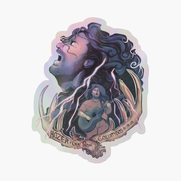 Item preview, Hozier and Gigi Perez Columbus Storm designed and sold by Outraged-Artist.