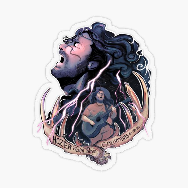 Item preview, Hozier and Gigi Perez Columbus Storm designed and sold by Outraged-Artist.