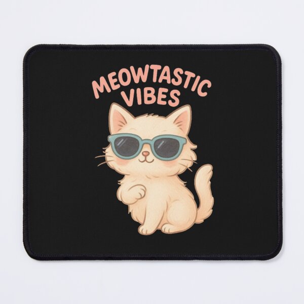 Item preview, Meowtastic Vibes Cute Pastel Cat Cartoon. designed and sold by AddyTae.