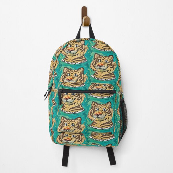 Item preview, Ferociously Adorable Tiger Art Print designed and sold by gleefulme.