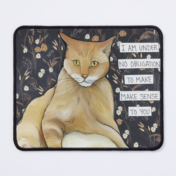 Item preview, No Obligation Cat designed and sold by jamiemorathart.