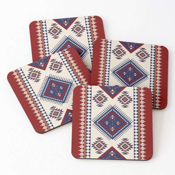 Item preview, Traditional geometric tribal textile design inspired by Native American or Navajo patterns.  designed and sold by 96Chic4shop.
