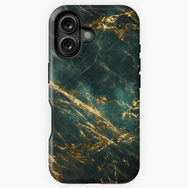 Item preview, Lavish (Faux) Velvet Green (Faux) Marble With Ornate (Faux) Gold Veins designed and sold by DEC02.