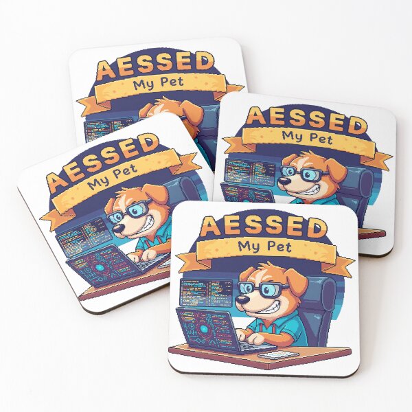 Item preview, AESSED My Pet – Nerdy Coder Vibes designed and sold by moba--mania.
