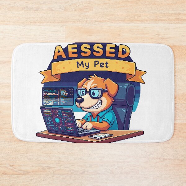 Item preview, AESSED My Pet – Nerdy Coder Vibes designed and sold by moba--mania.
