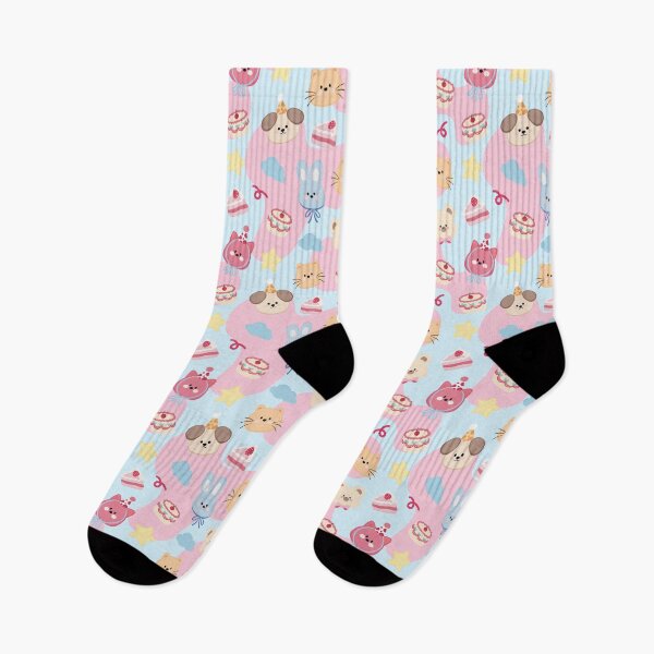 Item preview, Adorable Critters & Sweet Treats Party Pattern designed and sold by nuteling.