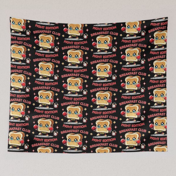 Item preview, Breakfast Club – Fight Edition | Kawaii Toast Boxer Meme Design designed and sold by Karma Design.