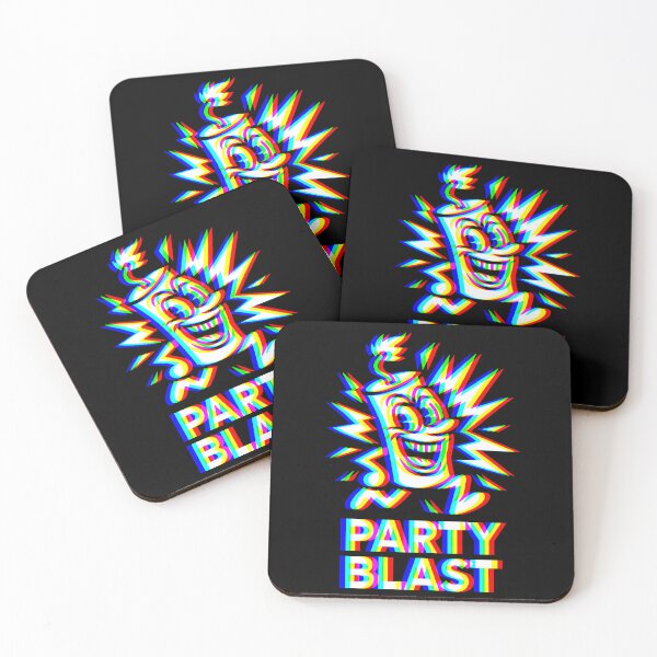 Item preview, Party Blast – Glitched USA 4th July Firecracker Cartoon Explosion designed and sold by Taans-Creation.