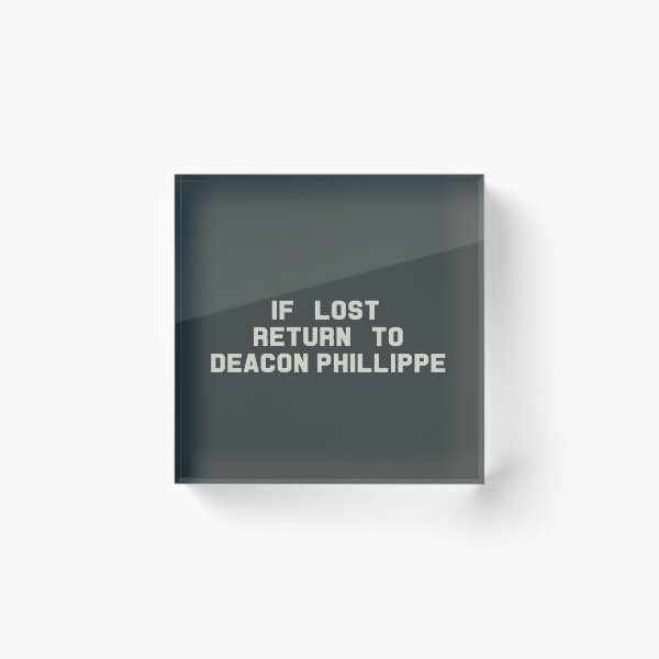 Item preview, If Lost Return to Deacon Phillippe Tee designed and sold by 2000sbabyangel.