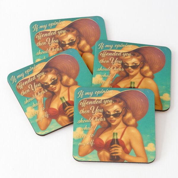 Item preview, Vintage 50‘s sassy woman at the beach designed and sold by DeVeauDesign.