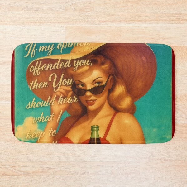 Item preview, Vintage 50‘s sassy woman at the beach designed and sold by DeVeauDesign.