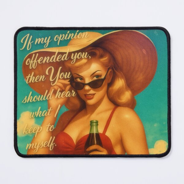Item preview, Vintage 50‘s sassy woman at the beach designed and sold by DeVeauDesign.