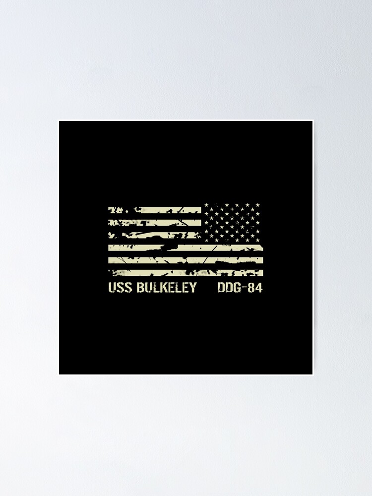 Thumbnail 1 of 3, Poster, USS Bulkeley designed and sold by MilitaryCandA.