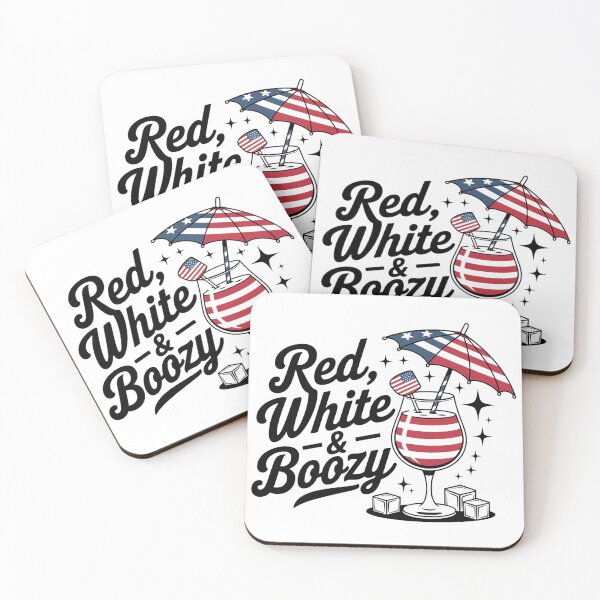 Item preview, Red White and Boozy – Funny 4th of July Party T-Shirt for Americans designed and sold by Thompika.