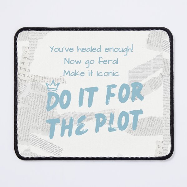 Item preview, You’ve HEALED ENOUGH Main Character Y2K Aesthetic Glow Up Blue Quote designed and sold by MeowcuryRising.