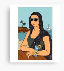 Mona Lisa Summer Canvas Print