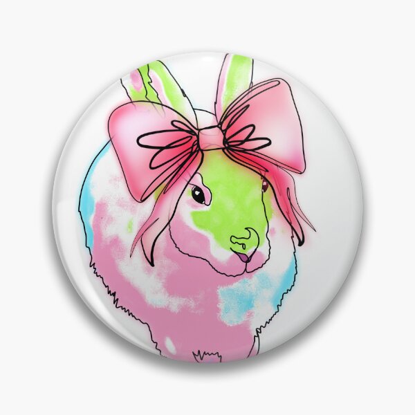 Item preview, watermelon Bunny with Giant Bow -animalzinhats designed and sold by Ashley’sAnimalz.