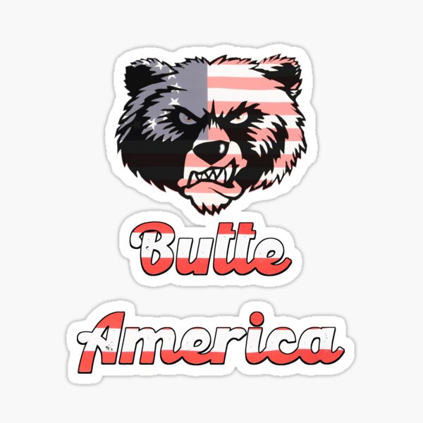Butte, America Sticker