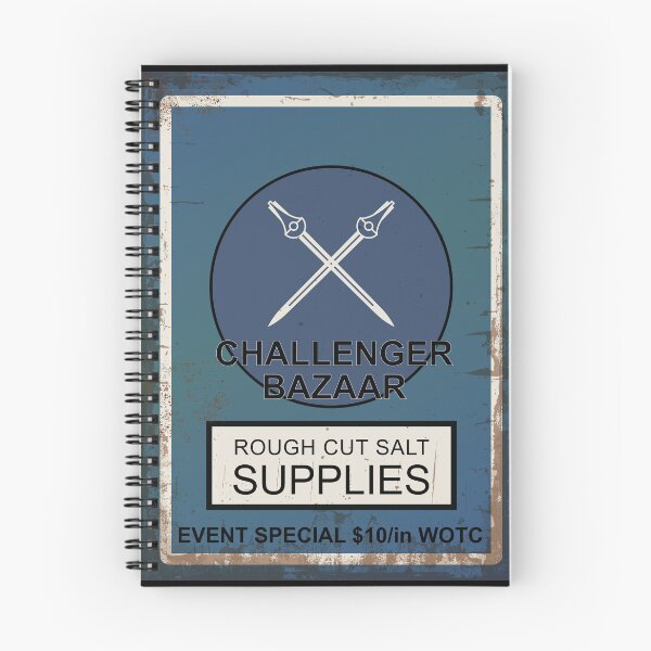 Item preview, Rough Cut Salt – Challenger Bazaar Event Poster designed and sold by Hearth and Rook.