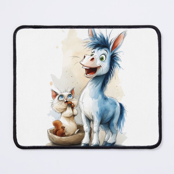 Item preview, happy donkey happy cat designed and sold by aliraweb.