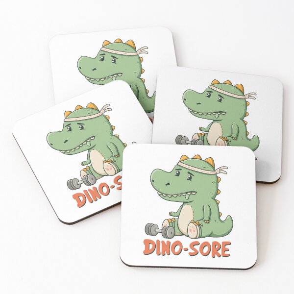 Item preview, Dino-Sore - Tired Dinosaur After Workout designed and sold by hamishby.