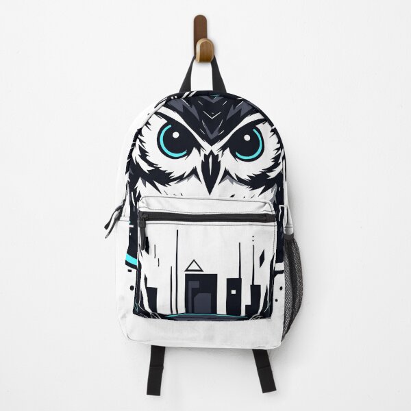 Item preview, Cyber Owl Sentinel – Night Code Watcher Tech owl designed and sold by myanko.