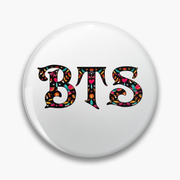 Item preview, BTS Floral Otomí Pattern T-Shirt – Cultural K-Pop Fusion Tee designed and sold by BanditCC.