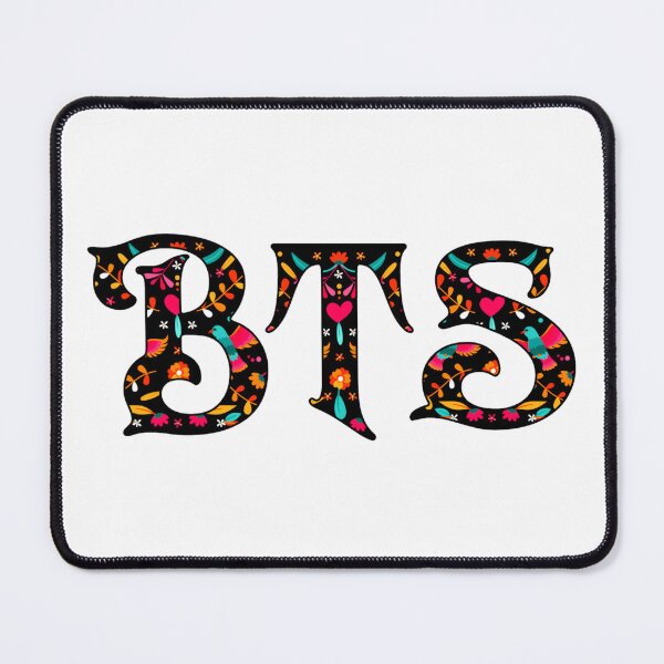 Item preview, BTS Floral Otomí Pattern T-Shirt – Cultural K-Pop Fusion Tee designed and sold by BanditCC.