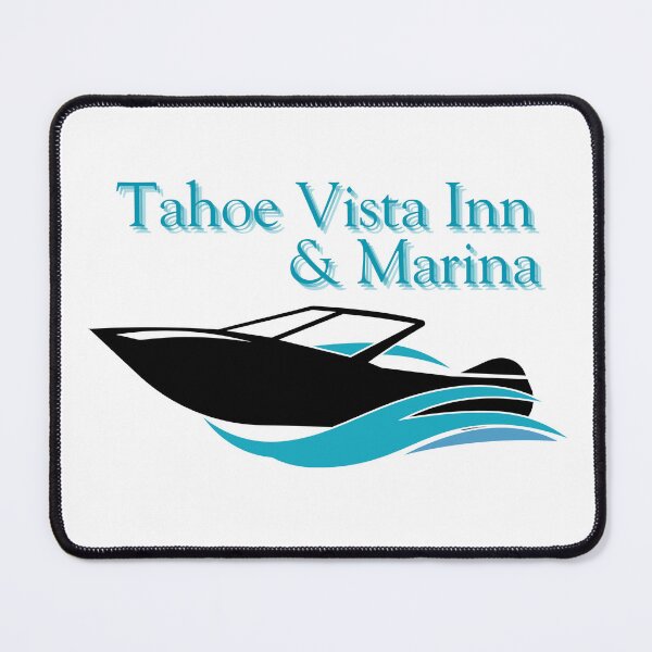 Item preview, Tahoe Vista Inn & Marina-Come Boat with Us- Riva Style Lake Life! designed and sold by JellybeaKisses.