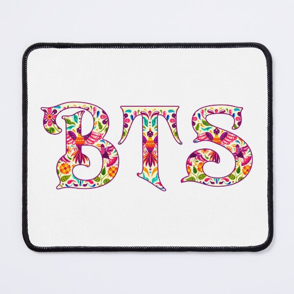 Item preview, BTS Floral Otomí Pattern T-Shirt – Cultural K-Pop Fusion Fan Tee designed and sold by BanditCC.