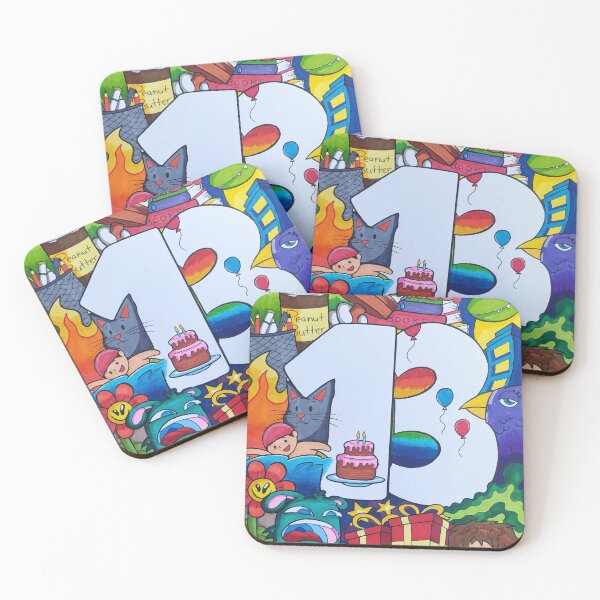 Item preview, 13th Birthday Doodle Artwork designed and sold by VividThreadz.