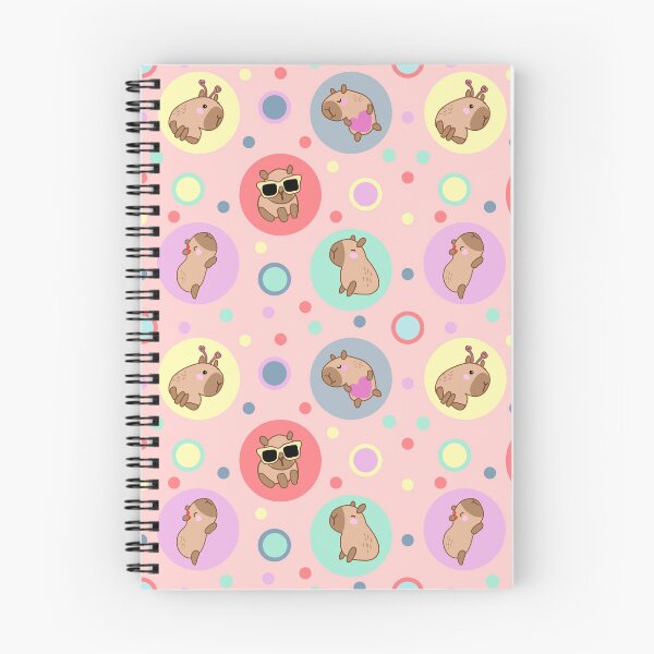 Aperçu de l'œuvre Motif sans couture mignon d'amis Capybara créée et vendue par overheadclick.