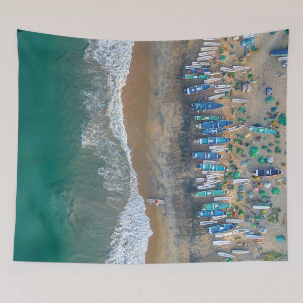 Item preview, Aerial view, beach India designed and sold by Mauswohn.