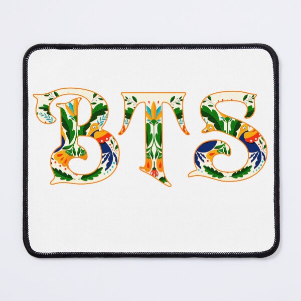 Item preview, BTS Floral Otomí Pattern T-Shirt – Cultural K-Pop Fusion Fan Tee designed and sold by BanditCC.