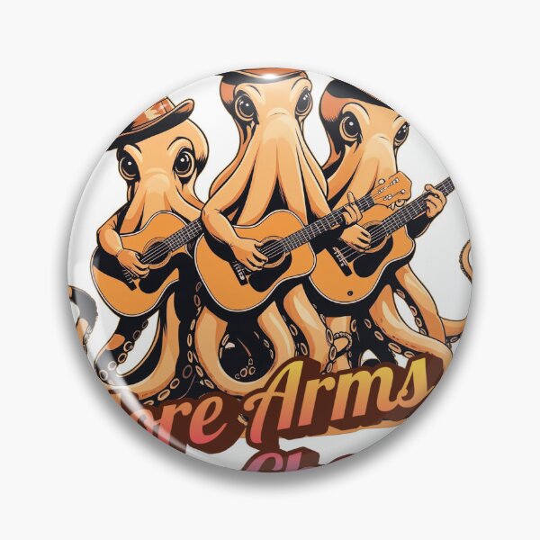 Artikelvorschau, T-Shirt mit Oktopus-Gitarristen-Motiv – „More Arms, More Chords“, lustiges Rockband-Design entworfen und verkauft von GorinART.