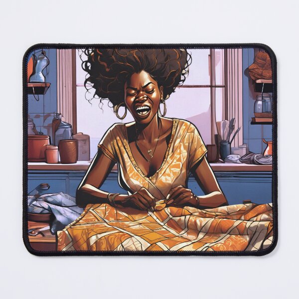 Item preview, Funny quilting African American quilter sewing crafts obsession hobbies designed and sold by BigMRanch.