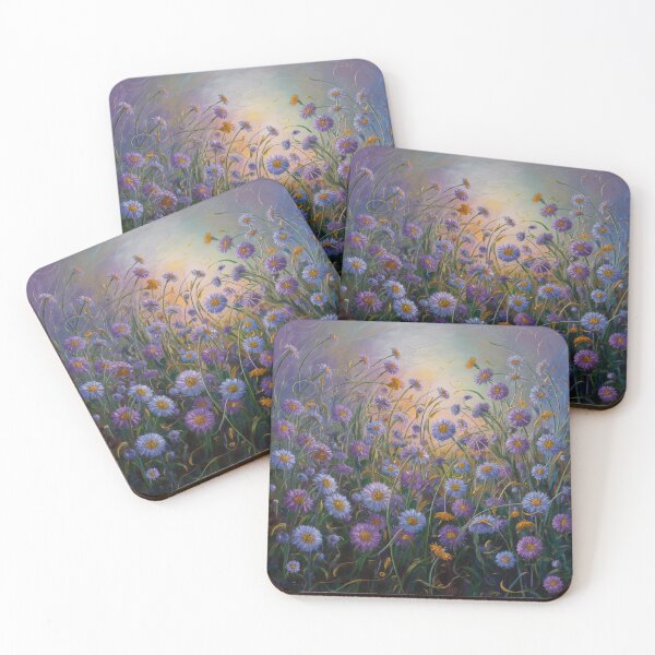 Item preview, Blue field camomile,abstraction. designed and sold by elegantpaterns.