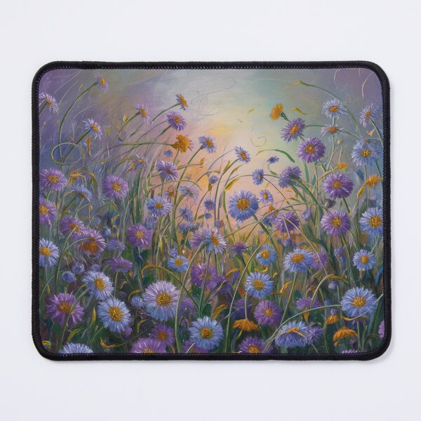 Item preview, Blue field camomile,abstraction. designed and sold by elegantpaterns.