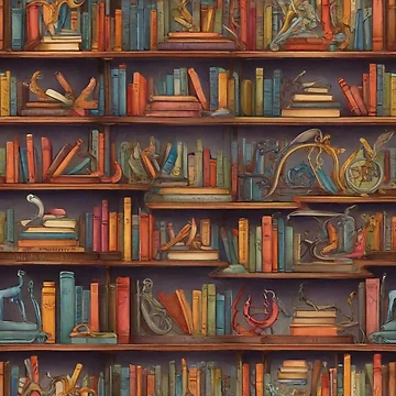 Artwork thumbnail, Bookshelf by Rislam