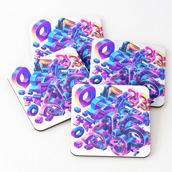 Item preview, World of Numbers Digital Universe Mathematical Dimensions designed and sold by Nok-Thep.