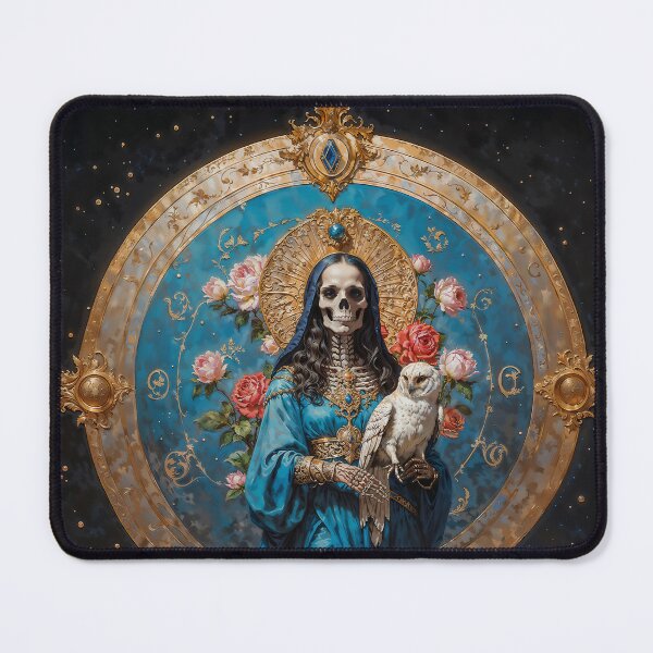 Item preview, Blue Dress Santa Muerte designed and sold by AliceWhiteDF.