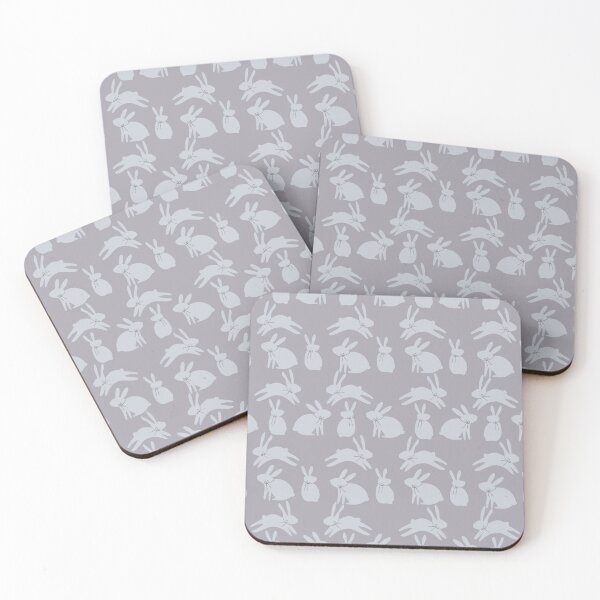 Item preview, Minimalist Bunny Rabbit Lavender Pattern designed and sold by overheadclick.