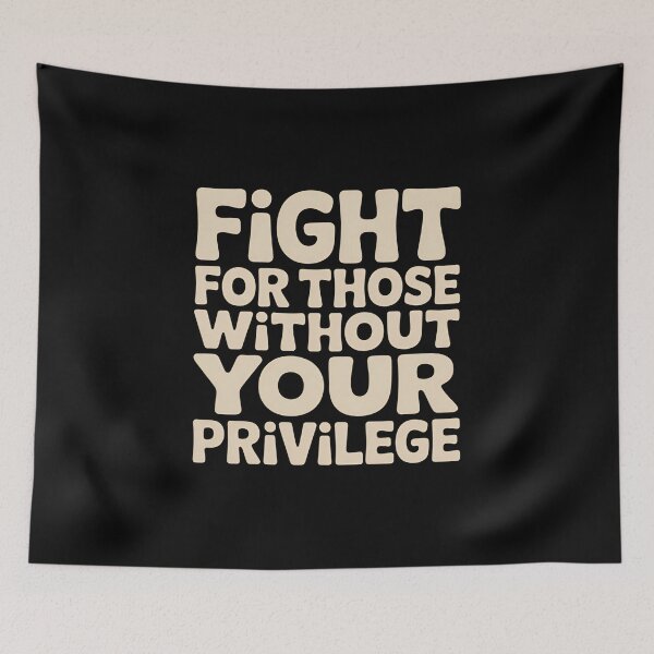 Item preview, Fight For Those Without Your Privilege Floral Protest - The perfect gift for someone who believes in equality, stands up for others, and isn’t afraid to speak out for social justice. designed and sold by ZyziowskyArt.