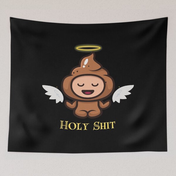 Item preview, The holy shit is here!  -- Hilarious Tee designed and sold by Ayman Toumarti.