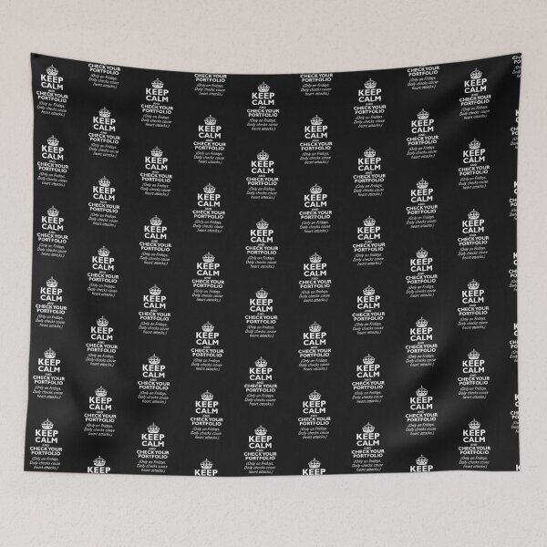 Item preview, Keep Calm And Check Your Portfolio designed and sold by CoputerEasel.