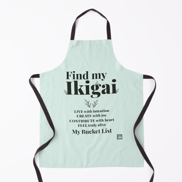 Item preview, Find My Ikigai – Bucket List Quote Design (For light-colored clothing) designed and sold by EmilieLeeKimArt.