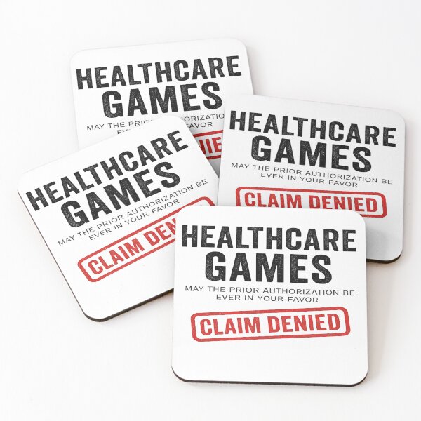 Item preview, Surviving the Healthcare Games – Denied. Denied. Denied. designed and sold by RedTapeThreads.