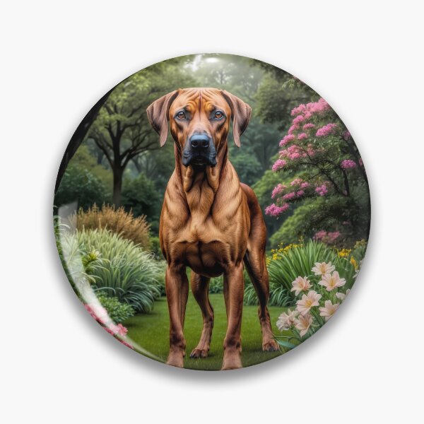 Item preview, Willis Rhodesian Ridgeback Dog Portrait Painting designed and sold by Heart and Soul Studio.